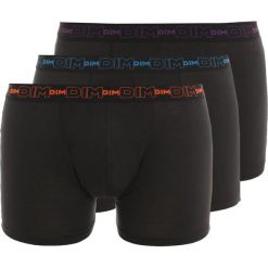 DIM 3 PACK Panty black/cassis/orange. Czarne bokserki męskie marki DIM, z elastanu. Za 149,00 zł.