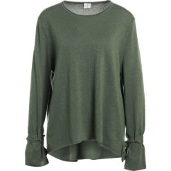 Swetry klasyczne damskie: FTC Cashmere Sweter dark moss