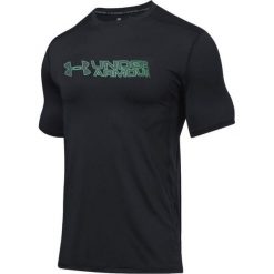 Koszulki sportowe męskie: Under Armour Koszulka treningowa HeatGear Fitted Raid Short Sleeve M Czarna r. M – (1292648-002)