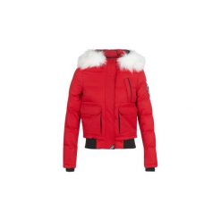 Kurtki krótkie Superdry EVEREST ELLA BOMBER. Czerwone kurtki damskie Superdry, bez wzorów, krótkie, bez kaptura. Za 645,20 zł.