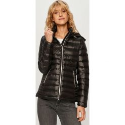Calvin Klein - Kurtka puchowa. Czarne kurtki damskie Calvin Klein, s, bez wzorów, z materiału, krótkie. Za 899,90 zł.