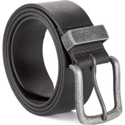Pasek Męski WRANGLER - Metal Loop W0080US01 85 Black. Czarne paski męskie Wrangler, w paski, ze skóry. Za 109,00 zł.