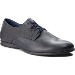Półbuty BADURA - 3405 Niebieski 1205. Niebieskie półbuty męskie Badura, bez wzorów, ze skóry, eleganckie, bez zapięcia. W wyprzedaży za 229,00 zł.