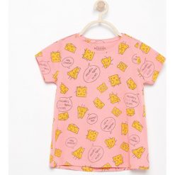 T-shirt z nadrukiem - Pomarańczo. Szare t-shirty damskie Reserved, s, z nadrukiem, bez kołnierzyka. Za 39,99 zł.