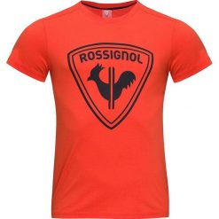 ROSSIGNOL Koszulka T-shirt TEE lava orange. Czerwone koszulki męskie Rossignol, m, bez wzorów, bez kołnierzyka, bez rękawów. Za 127,00 zł.