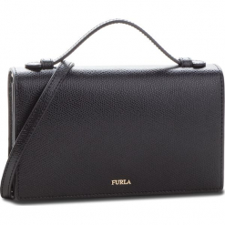 Torebka FURLA - Incanto 978230 E ET24 ARE Onyx. Czarne torebki klasyczne damskie Furla, z aplikacjami, ze skóry, klasyczne, zdobione, bez dodatków. W wyprzedaży za 469,00 zł.