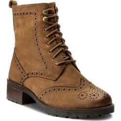 Botki CAPRICE - 9-26210-29 Camel Nubuc 372. Brązowe botki damskie na obcasie Caprice, z nubiku. W wyprzedaży za 269,00 zł.