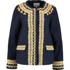 Marynarki i żakiety damskie: Cortefiel EMBROIDERY WOOL Żakiet dark blue
