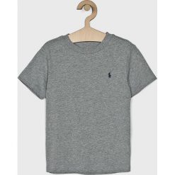 Polo Ralph Lauren - T-shirt dziecięcy 92-104 cm. Szare t-shirty chłopięce Polo Ralph Lauren, bez wzorów, z bawełny, bez rękawów. Za 119,90 zł.