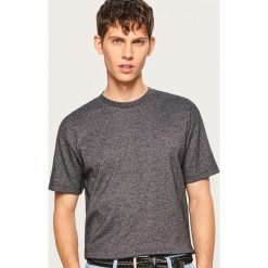 T-shirty męskie: T-shirt z melanżowej dzianiny - Szary