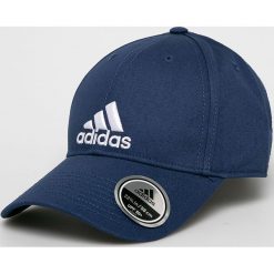 Adidas Performance - Czapka. Niebieskie czapki męskie adidas Performance, bez wzorów, z bawełny. Za 69,90 zł.