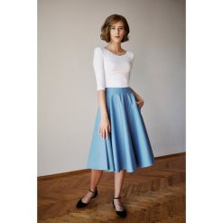 Spódnica Vinca Baltica 42 niebieski. Niebieskie spódniczki damskie na lato, l, w paski, z elastanu, eleganckie. Za 237,00 zł.
