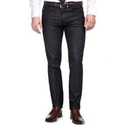 Spodnie FEDERICO slim 14-38T. Czarne spodnie męskie marki Giacomo Conti, m, bez wzorów, z tkaniny. Za 199,00 zł.