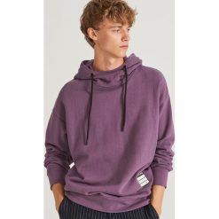 Bluza z kapturem - Fioletowy. Fioletowe bluzy męskie Reserved, s, bez wzorów, z kapturem, bez rękawów, z kapturem. Za 139,99 zł.