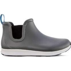 Native szare Ap Rain Dublin Grey Shell White Jiffy Rubber. Szare kalosze damskie Native, bez wzorów, z materiału. W wyprzedaży za 279,00 zł.