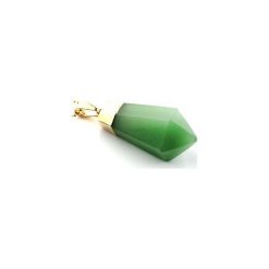 Colare Wahadło Kwarc Zielony złoto. Zielone naszyjniki damskie marki Brazi druse jewelry, z kwarcem, srebrne. Za 170,00 zł.