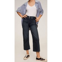 Mango - Jeansy Gabriela. Szare jeansy damskie Mango, z podwyższonym stanem. W wyprzedaży za 89,90 zł.