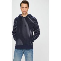 Review - Bluza. Niebieskie bluzy męskie Review, s, bez wzorów, z bawełny, z kapturem, bez rękawów, z kapturem. W wyprzedaży za 119,90 zł.