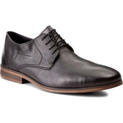 Półbuty RIEKER - 11611-00 Black. Czarne buty wizytowe męskie Rieker, ze skóry. W wyprzedaży za 219,00 zł.
