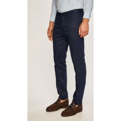 Scotch & Soda - Spodnie. Niebieskie spodnie męskie Scotch & Soda, na co dzień, z haftami, z elastanu, casualowe. W wyprzedaży za 359,90 zł.