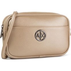 Torebka ARMANI EXCHANGE - 942559 9P862 01163 Metallic Gold. Żółte listonoszki damskie Armani Exchange, na co dzień, bez wzorów, ze skóry ekologicznej, eleganckie, bez dodatków. Za 319,00 zł.