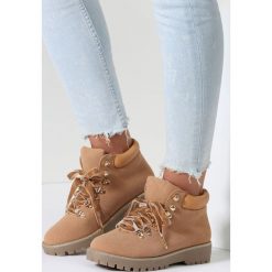 Camelowe Traperki Good Romance. Brązowe buty zimowe damskie marki vices. Za 89,99 zł.