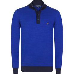 Golfy męskie: Sweter „Berwick” w kolorze niebieskim