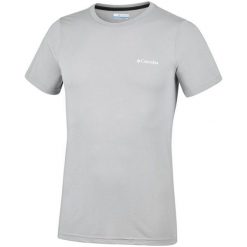 Columbia Koszulka Męska Nostromo Ridge Ss Tee Columbia Grey M. Szare koszulki męskie Columbia, m, bez wzorów, bez kołnierzyka, z krótkim rękawem, krótkie, na fitness i siłownię. Za 109,00 zł.
