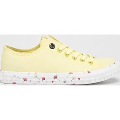 Big Star - Tenisówki. Żółte trampki i tenisówki damskie marki BIG STAR, bez wzorów, z gumy, na sznurówki. Za 99,90 zł.
