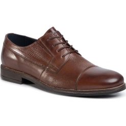 Półbuty WOJAS - 9070-52 Brąz. Pomarańczowe buty wizytowe męskie Wojas, bez wzorów, ze skóry, eleganckie, bez zapięcia. Za 329,00 zł.