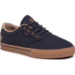 Tenisówki ETNIES - Jameson 2 Eco 4101000323 Navy/Gum/Gold 461. Niebieskie półbuty męskie Etnies, na co dzień, bez wzorów, z gumy, bez zapięcia. Za 299,00 zł.