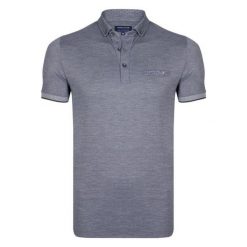 Giorgio Di Mare Koszulka Polo Męska M Szara. Szare koszulki męskie Giorgio di Mare, m, bez wzorów, eleganckie, bez rękawów. Za 149,00 zł.
