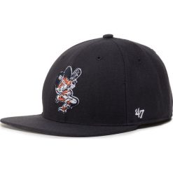 Czapka z daszkiem 47 BRAND - Detroit Tigers No Shot '47 BCPTN-NSHOT09WBP-NY67 Navy. Niebieskie czapki męskie 47 Brand, bez wzorów, z wełny. Za 119,00 zł.