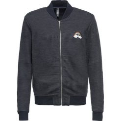 Bluza rozpinana bonprix nocny niebieski. Niebieskie bluzy damskie bonprix, bez wzorów, bez rękawów, bez kaptura. Za 79,99 zł.