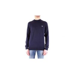 Swetry Fred Perry K5523. Niebieskie swetry męskie Fred Perry, s, bez wzorów, bez kołnierzyka, bez kaptura. Za 650,26 zł.