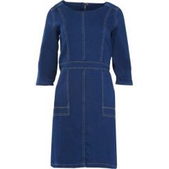 Granatowa Sukienka Love Train. Niebieskie sukienki marki Born2be, z jeansu. Za 49,99 zł.