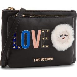 Torebka LOVE MOSCHINO - JC4274PP06KJ0000 Nero. Czarne listonoszki damskie Love Moschino, ze skóry ekologicznej. W wyprzedaży za 409,00 zł.