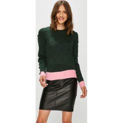 Noisy May - Sweter Sabrina. Szare swetry klasyczne damskie Noisy May, l, z dzianiny, z okrągłym kołnierzem. W wyprzedaży za 99,90 zł.