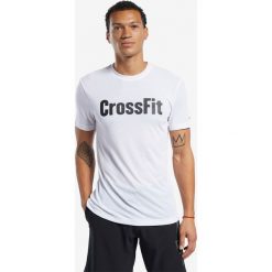 Reebok Read Koszulka Biały. Białe podkoszulki męskie Reebok, s, bez wzorów, z poliesteru, bez kołnierzyka, krótkie. Za 111,95 zł.