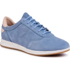 Sneakersy GEOX - D Avery C D02H5C 022AU C4ZA5 Lt Blue/Skin. Niebieskie półbuty damskie Geox, ze skóry. Za 429,00 zł.