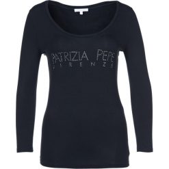 Patrizia Pepe MAGLIA Bluzka z długim rękawem nero. Czarne bluzki longsleeves marki Patrizia Pepe, z elastanu. Za 569,00 zł.