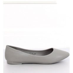 Baleriny damskie szare CC108 LT.GREY. Szare baleriny damskie ButyModne, bez wzorów, ze skóry ekologicznej, eleganckie, bez obcasa. Za 75,19 zł.