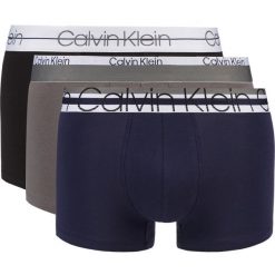 Calvin Klein 3-pack Bokserki Czarny Niebieski Szary. Szare bokserki męskie z elastanu. Za 183,95 zł.