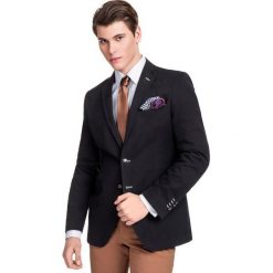 Marynarka ANTONIO MASS000088. Niebieskie marynarki męskie Giacomo Conti, na zimę, m, moro, z elastanu, eleganckie. Za 499,00 zł.