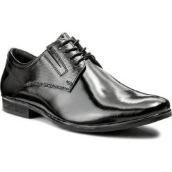 Półbuty LASOCKI FOR MEN MI08-C345-383-05. Czarne półbuty męskie Lasocki For Men, bez wzorów, ze skóry, bez zapięcia. Za 199,99 zł.