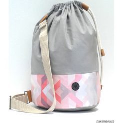 Torba Baggy Grey. Szare torebki klasyczne damskie marki Pakamera, w kolorowe wzory, z bawełny, małe. Za 159,00 zł.