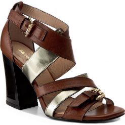 Buty damskie: Sandały SOLO FEMME - 60801-01-G50/G54-07-00 Brąz/Złoty