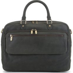 Torba na laptopa. Szare torby męskie skórzane Wittchen, w paski, ze skóry, eleganckie, małe. W wyprzedaży za 399,90 zł.
