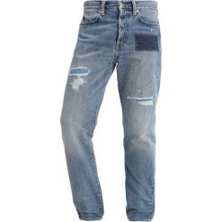 Jeansy męskie: Edwin ED45 LOOSE TAPERED Jeansy Relaxed Fit destroyed denim