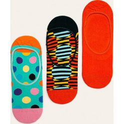 Happy Socks - Stopki Big Dot (3-pack). Skarpetki męskie Happy Socks, bez wzorów, z elastanu. Za 69,90 zł.